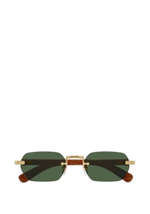 Cartier Eyewear geometric-shape sunglasses - Gold