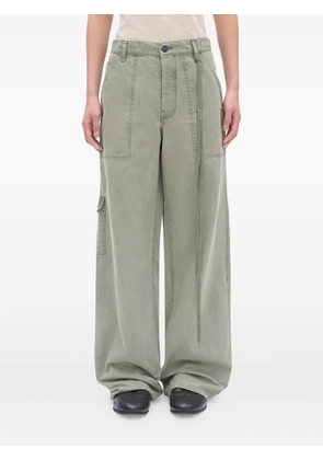 Ann Demeulemeester cargo cotton trousers - Green