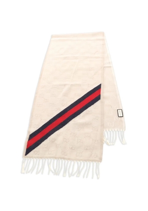 Gucci Pre-Owned 2000s gg pattern scarf - Neutrals