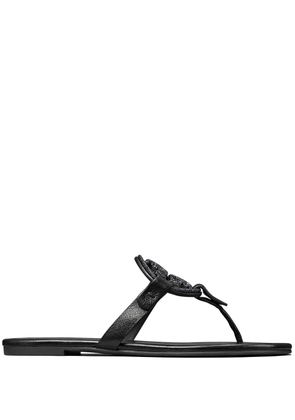 Tory Burch Miller Pavé leather sandals - Black