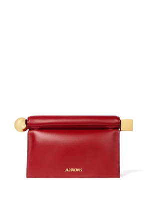 Jacquemus The Rond Carré clutch bag - Red