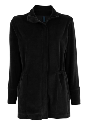 Lygia & Nanny plush zip-up jacket - Black