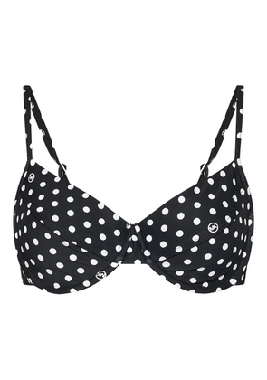Michael Michael Kors polka-dot belted bikini - Black