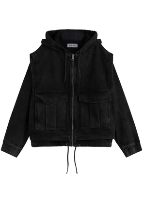 Études Studio hooded denim jacket - Black