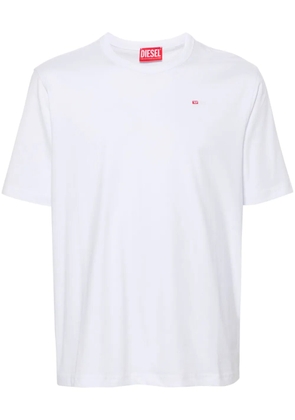 Diesel logo-embroidered T-shirt - White