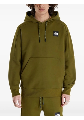 The North Face logo-patch hoodie - Green