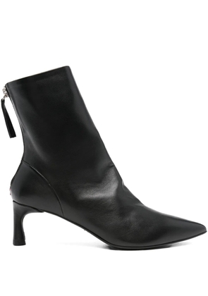 Halmanera pointed-toe zip-detail boots - Black