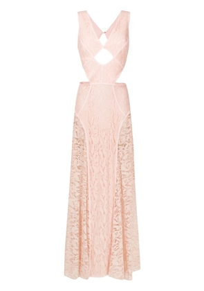 Lethicia Bronstein Puppis IV floral-lace gown - Pink