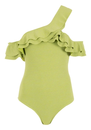 Clube Bossa ruffle-trimmed swimsuit - Green