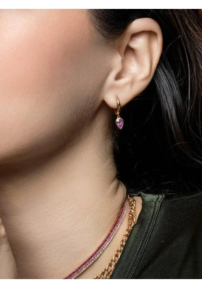 SHAY pink sapphire drop earrings - Gold