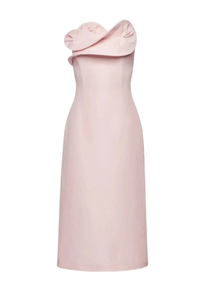 Magda Butrym ruffled strapless dress - Pink