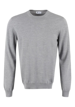 THE (Alphabet) crew-neck wool sweater - Grey