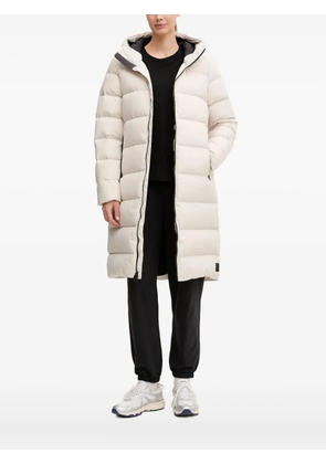 JACK WOLFSKIN hooded quilted coat - White