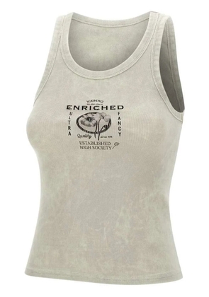 Iceberg logo-print tank top - Neutrals