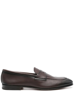 Church's penny-slot leather loafers - Brown