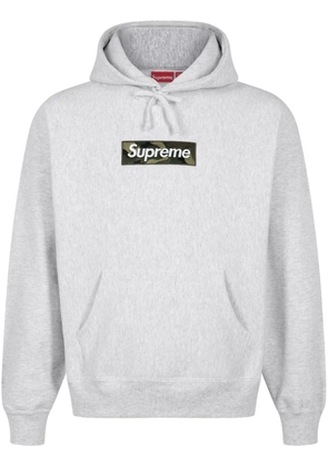 Supreme Box Logo cotton hoodie - Grey