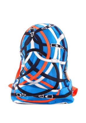 Hermès Pre-Owned Airsilk Printed Silk backpack - Blue