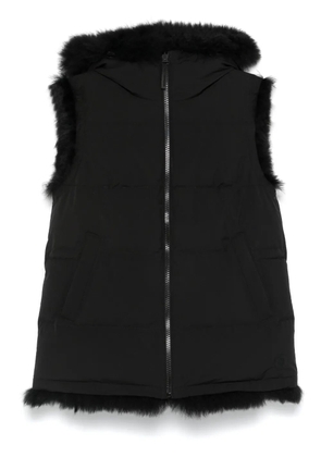 Yves Salomon reversible gilet - Black