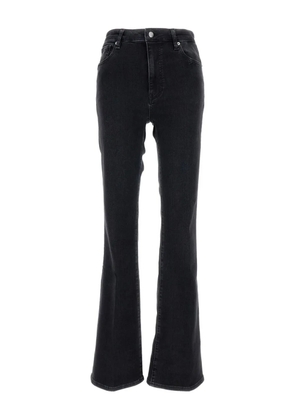 FRAME The Reboot cotton flared jeans - Black