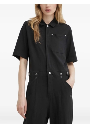 G-Star RAW buttoned short-sleeve jumpsuit - Black