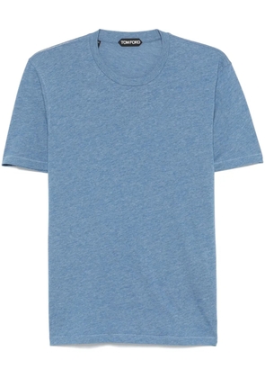 TOM FORD mélange-effect T-shirt - Blue