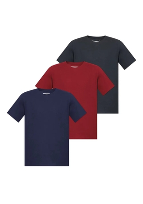 Maison Margiela four-stitch crew-neck T-shirt (pack of three) - Blue