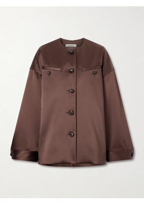 RÓHE - Recycled-satin Jacket - Brown - FR 34,FR 36,FR 38,FR 40,FR 42,FR 44
