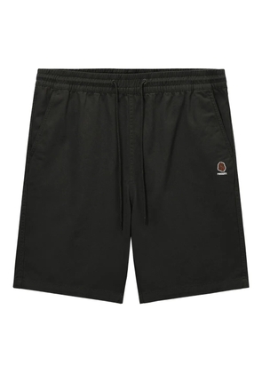 FINGERCROXX embroidered-logo drawstring shorts - Black