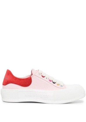 Alexander McQueen low-top canvas sneakers - Pink