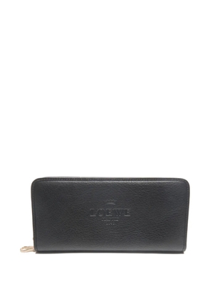 Loewe Pre-Owned 2000s zip-fastening wallet - Black
