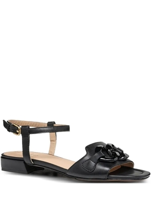 Geox New Eraklia ankle-strap flat sandals - Black