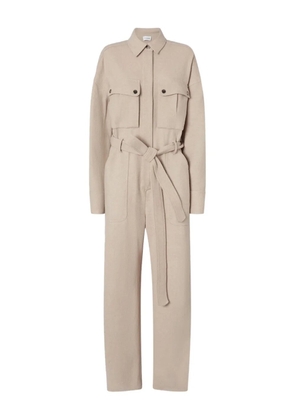 THE ANDAMANE cargo belted jumpsuit - Neutrals