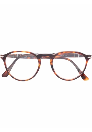 Persol tortoiseshell-frame glasses - Brown