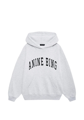 ANINE BING logo-detail hoodie - Grey