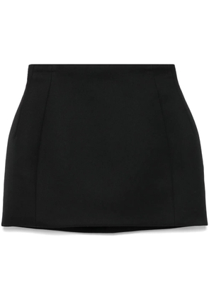 WARDROBE.NYC sculpted mini skirt - Black