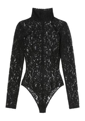 Valentino Garavani rebrodé lace bodysuit - Black