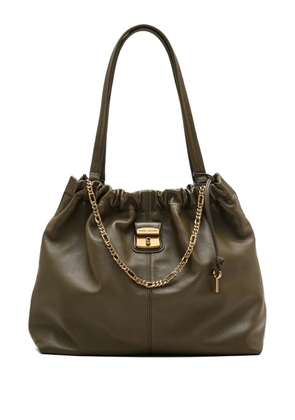 Marc Jacobs The Cristina chain-embellished drawstring tote bag - Green