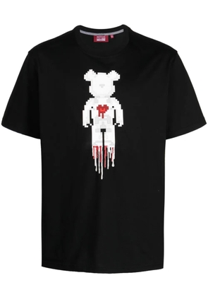 Mostly Heard Rarely Seen 8-Bit bear-print cotton T-shirt - Black