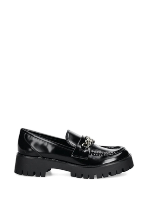 GUESS USA Almer chain detail lug sole loafers - Black