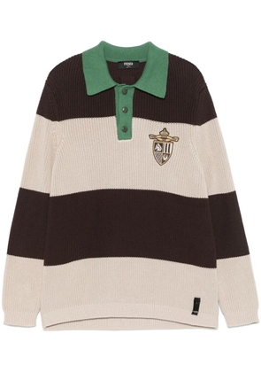 FENDI cotton polo shirt - Brown