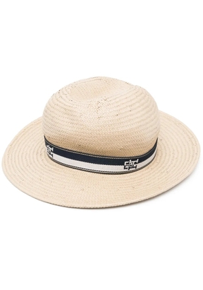 Tommy Hilfiger interwoven logo-print hat - Neutrals