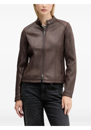Desigual zip-fastening jacket - Brown