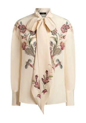 ETRO floral-print blouse - Neutrals