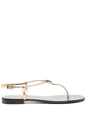 Giuseppe Zanotti Cameliee flat sandals - Gold