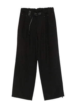 and Wander belted wide-leg trousers - Black