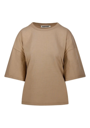 DARKPARK gathered-detail T-shirt - Neutrals
