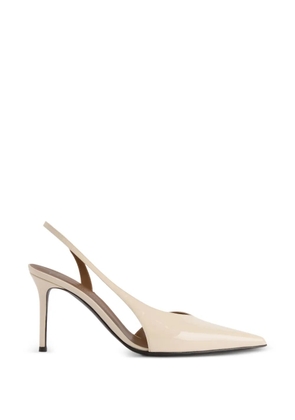 Giuseppe Zanotti Desiree asymmetric-design sling-back pumps - Neutrals