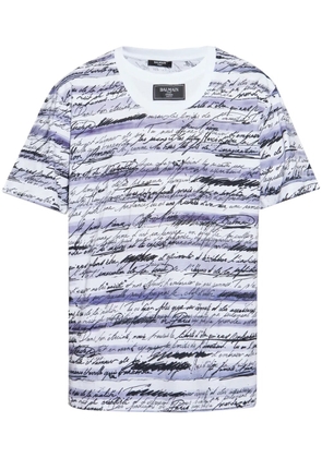 Balmain Love Letter T-shirt - White