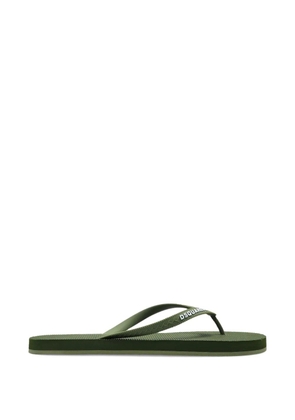 DSQUARED2 logo thong flip-flops - Green