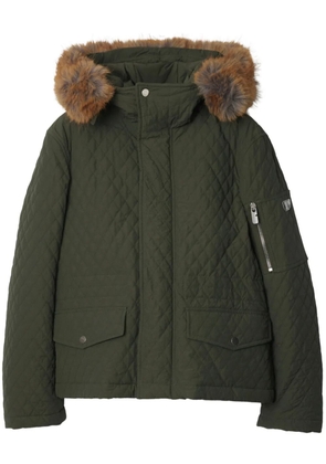 Burberry quilted puffer jacket - Green